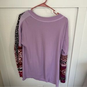 Free People Women's Small Thermal Long Sleeve Shirt.